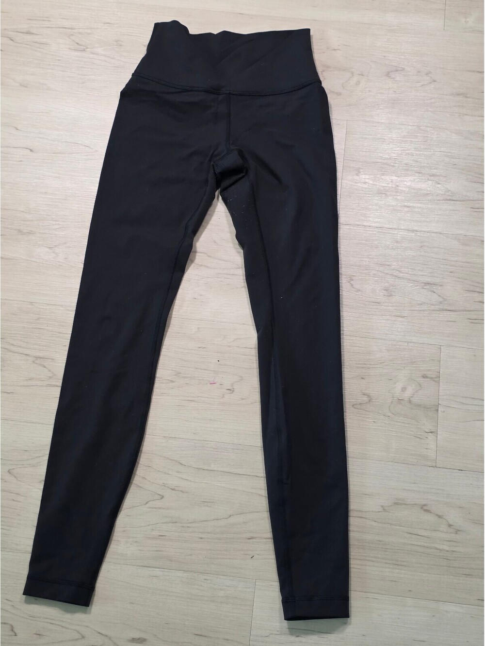 Lululemon Black High Rise Leggings Yoga Workout Running Pants SZ 2